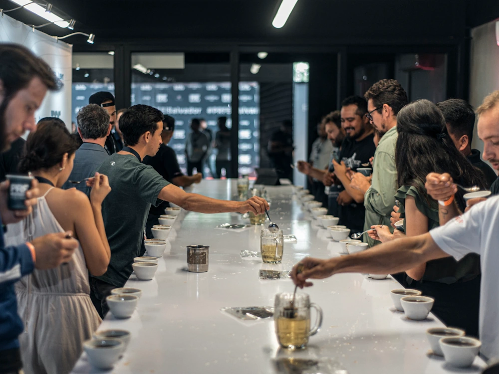 A cupping at PRF Honduras.