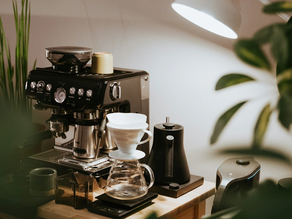 A home barista set up.